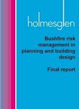 Bushfire risk management in planning and building design (cover)