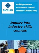 Senate inquiry into industry skills councils submission (cover)