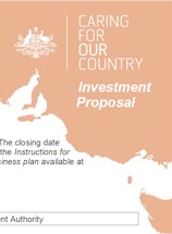 Caring for our Country funding proposals (cover)